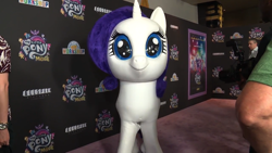 Size: 1920x1080 | Tagged: safe, rarity, my little pony: the movie, irl, nightmare fuel, photo, quadsuit