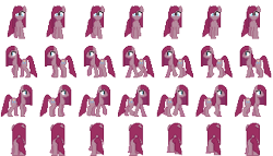 Size: 336x192 | Tagged: safe, artist:gamecommentaries, pinkie pie, earth pony, pony, female, mare, pink coat, pink mane, pinkamena diane pie, sprite