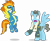 Size: 5000x4116 | Tagged: safe, artist:xebck, derpibooru import, spitfire, wind rider, rarity investigates, .svg available, absurd resolution, clothes, flying, goggles, open mouth, simple background, smiling, transparent background, vector, wonderbolts, wonderbolts uniform