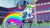 Size: 800x450 | Tagged: safe, derpibooru import, edit, edited screencap, screencap, cherry crash, golden hazel, mystery mint, normal norman, rainbow dash, scott green, sophisticata, bird, better together, equestria girls, run to break free, background human, canterlot high, clothes, converse, cute, dashabetes, female, geode of super speed, image macro, implied drugs, magical geodes, male, rainbow trail, running, shoes, slow motion, solo focus, stairs, text