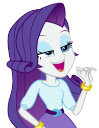 Size: 272x350 | Tagged: safe, artist:thebar, rarity, dance magic, equestria girls, spoiler:eqg specials, bedroom eyes, belt, bracelet, female, hand on hip, jewelry, open mouth, simple background, solo, transparent background