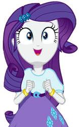 Size: 381x610 | Tagged: safe, artist:thebar, rarity, dance magic, equestria girls, spoiler:eqg specials, adorable face, belt, bracelet, cute, cutie mark, female, gem, jewelry, looking up, open mouth, raribetes, simple background, solo, transparent background