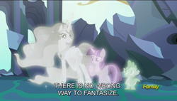 Size: 1920x1090 | Tagged: safe, edit, edited screencap, screencap, princess celestia, spike, twilight sparkle, twilight sparkle (alicorn), alicorn, dragon, pony, celestial advice, out of context, there is no wrong way to fantasize