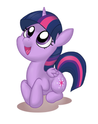 Size: 1083x1360 | Tagged: safe, artist:hirurux, derpibooru import, twilight sparkle, twilight sparkle (alicorn), alicorn, pony, cute, female, mare, solo, twiabetes