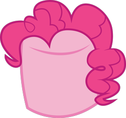 Size: 2491x2330 | Tagged: safe, artist:vinylvortex, pinkie pie, earth pony, pony, .ai available, food, marshmallow, simple background, solo, transparent background, vector