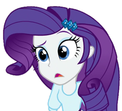 Size: 412x374 | Tagged: safe, artist:thebar, rarity, dance magic, equestria girls, spoiler:eqg specials, confused, cute, female, gem, open mouth, simple background, solo, transparent background