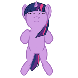 Size: 500x500 | Tagged: safe, artist:karmadash, derpibooru import, twilight sparkle, pony, baby, baby pony, belly button, bellyrubs, solo