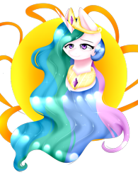 Size: 1197x1537 | Tagged: safe, artist:zakremciajkamala, princess celestia, alicorn, pony, crown, female, jewelry, mare, peytral, regalia, simple background, solo, sun, transparent background