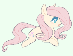 Size: 700x544 | Tagged: safe, artist:ttetra, fluttershy, pegasus, pony, female, mare, pink mane, solo, yellow coat