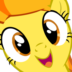 Size: 5000x5000 | Tagged: safe, artist:dassboshit, artist:eiti3, artist:karmakstylez, derpibooru import, spitfire, pegasus, pony, absurd resolution, cute, cutefire, female, hi anon, looking at you, mare, open mouth, open smile, painting, simple background, smiling, smiling at you, solo, transparent background, vector, wonderbolts