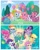 Size: 819x1024 | Tagged: safe, derpibooru import, edit, edited screencap, screencap, applejack, cheerilee (g3), fluttershy, pinkie pie, pinkie pie (g3), rainbow dash, rainbow dash (g3), rarity, scootaloo (g3), spike, sweetie belle (g3), toola roola, twilight sparkle, twilight sparkle (alicorn), alicorn, dragon, earth pony, pegasus, pony, unicorn, g3.5, my little pony: pony life, comparison, hub logo, hub network, my little pony, the hub