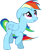 Size: 362x435 | Tagged: safe, artist:rhubarb-leaf, derpibooru import, rainbow dash, pegasus, pony, cute, dashabetes, female, floppy ears, frown, mare, raised hoof, sad, sadorable, simple background, solo, transparent background, vector, windswept mane