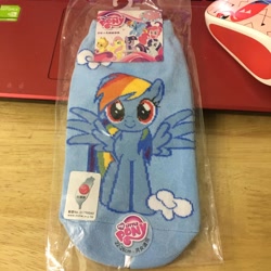 Size: 2048x2048 | Tagged: safe, derpibooru import, applejack, fluttershy, pinkie pie, rainbow dash, rarity, twilight sparkle, pony, clothes, irl, mane six, merchandise, photo, socks, taiwan