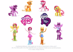 Size: 604x429 | Tagged: safe, applejack, fluttershy, pinkie pie, twilight sparkle, twilight sparkle (alicorn), alicorn, equestria girls, happy meal, mcdonald's