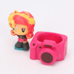 Size: 800x800 | Tagged: safe, sunset shimmer, equestria girls, camera, cutie mark crew, doll, female, toy