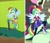 Size: 720x619 | Tagged: safe, derpibooru import, edit, screencap, rainbow dash, better together, cheer you on, equestria girls, friendship games, clothes, cropped, legs, stomping, victory pose