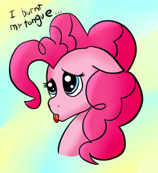 Size: 1500x1647 | Tagged: safe, artist:daromius, artist:tsand106, pinkie pie, earth pony, pony, solo, tongue out