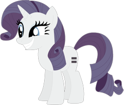 Size: 1024x870 | Tagged: safe, artist:ra1nb0wk1tty, rarity, pony, unicorn, equal cutie mark, equalized, female, mare, simple background, smiling, solo, transparent background