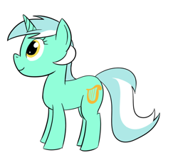 Size: 700x650 | Tagged: safe, artist:rapidstrike, lyra heartstrings, pony, unicorn, female, mare, simple background, solo, white background