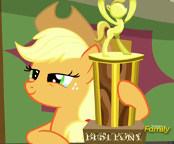 Size: 1200x1000 | Tagged: safe, edit, edited edit, screencap, applejack, earth pony, pony, appleoosa's most wanted, best pony, trophy