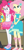 Size: 303x641 | Tagged: safe, derpibooru import, screencap, fluttershy, pinkie pie, better together, equestria girls, rollercoaster of friendship, clothes, cropped, dress, geode of fauna, geode of sugar bombs, pantyhose, sandals, shoes, skirt, smiling