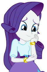 Size: 818x1252 | Tagged: safe, artist:rare-fashions15, rarity, equestria girls, clothes, cute, female, raribetes, simple background, skirt, smiling, solo, transparent background, vector