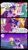 Size: 728x1290 | Tagged: safe, derpibooru import, edit, edited screencap, editor:midnightglimmer, screencap, applejack, fluttershy, pinkie pie, princess celestia, rainbow dash, rarity, spike, twilight sparkle, twilight sparkle (alicorn), alicorn, dragon, earth pony, pegasus, pony, unicorn, canterlot, comic, element of magic, empress, fangs, female, flying, hooves, horn, jewelry, male, mane six, mare, mare in the moon, mare in the sun, misspelling, moon, open mouth, scepter, screencap comic, smiling, tiara, twilight scepter, tyrant sparkle, wings