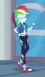 Size: 502x866 | Tagged: safe, derpibooru import, screencap, rainbow dash, better together, equestria girls, run to break free, adorasexy, converse, cropped, cute, dashabetes, female, geode of super speed, magical geodes, sexy, shoes, sneakers, solo