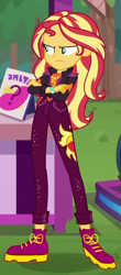 Size: 350x792 | Tagged: safe, screencap, sunset shimmer, better together, equestria girls, sunset's backstage pass!, cropped, solo