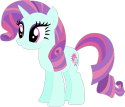 Size: 1024x875 | Tagged: safe, artist:ra1nb0wk1tty, rarity, sunny flare, pony, unicorn, female, mare, recolor, simple background, solo, transparent background