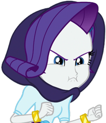 Size: 601x699 | Tagged: safe, artist:thebar, rarity, dance magic, equestria girls, spoiler:eqg specials, angry, bracelet, clenched fist, cute, do i look angry, female, fist, jewelry, madorable, pouting, raribetes, rarity is not amused, scrunchy face, shawl, simple background, solo, transparent background, unamused