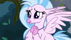 Size: 1280x720 | Tagged: safe, screencap, silverstream, classical hippogriff, hippogriff, school daze, cute, diastreamies, solo