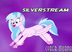 Size: 1968x1423 | Tagged: safe, artist:cyber-murph, silverstream, classical hippogriff, hippogriff, school daze, season 8, spoiler:s08, cute, diastreamies, jewelry, necklace, signature