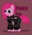 Size: 968x1030 | Tagged: safe, artist:ljdamz1119, pinkie pie, earth pony, pony, the cutie re-mark, alternate timeline, apinkalypse pie, clothes, crystal war timeline, pinkamena diane pie, solo, uniform