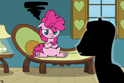 Size: 1024x683 | Tagged: safe, artist:galefeather, pinkie pie, earth pony, pony, fanfic art, filly, frown, pinkie personalities