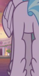 Size: 373x718 | Tagged: safe, screencap, silverstream, pony, non-compete clause, butt, cropped, plot, solo, streambutt