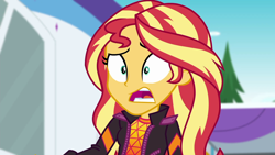 Size: 1920x1080 | Tagged: safe, screencap, sunset shimmer, better together, equestria girls, sunset's backstage pass!, solo