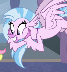 Size: 675x720 | Tagged: safe, screencap, silverstream, hippogriff, cute, diastreamies, solo