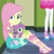 Size: 511x514 | Tagged: safe, derpibooru import, screencap, fluttershy, pinkie pie, spike, spike the regular dog, dog, better together, equestria girls, forgotten friendship, clothes, cropped, dress, feet, legs, offscreen character, pantyhose, paws, sandals, skirt, smiling