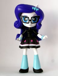 Size: 595x776 | Tagged: safe, artist:whatthehell!?, rarity, equestria girls, bracelet, clothes, doll, equestria girls minis, glasses, irl, jewelry, merchandise, photo, shoes, skirt, toy