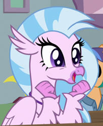 Size: 384x471 | Tagged: safe, screencap, silverstream, a rockhoof and a hard place, cropped, cute, diastreamies