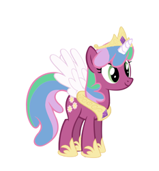 Size: 2087x2239 | Tagged: artist needed, dead source, safe, cheerilee, princess celestia, alicorn, pony, clothes, cosplay, costume, fake horn, fake wings, female, mare, nicole oliver, simple background, solo, voice actor joke, white background