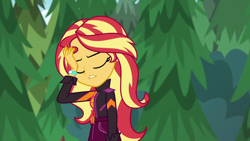 Size: 1920x1080 | Tagged: safe, screencap, sunset shimmer, better together, equestria girls, sunset's backstage pass!, music festival outfit, solo