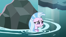 Size: 1280x720 | Tagged: safe, screencap, silverstream, what lies beneath, adorable distress, crying, cute, diastreamies, female, solo