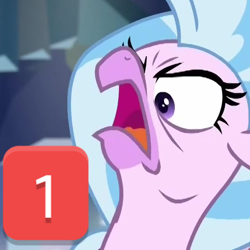 Size: 512x512 | Tagged: safe, edit, edited screencap, screencap, silverstream, what lies beneath, angry, cropped, cute, diastreamies, discord (program), faic, meme, rage, silverrage