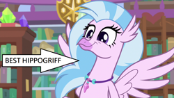 Size: 1280x720 | Tagged: safe, edit, edited screencap, screencap, silverstream, hippogriff, what lies beneath