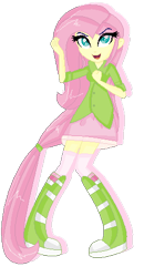 Size: 242x464 | Tagged: safe, artist:eqgsnowfrill, artist:selenaede, fluttershy, sonata dusk, equestria girls, alternate hairstyle, base used, solo