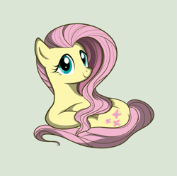 Size: 563x559 | Tagged: safe, artist:twilight7070, fluttershy, pegasus, pony, female, mare, pink mane, solo, yellow coat