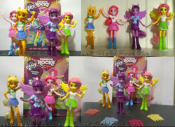 Size: 2550x1854 | Tagged: safe, artist:xxxsketchbookxxx, applejack, fluttershy, pinkie pie, twilight sparkle, twilight sparkle (alicorn), alicorn, equestria girls, rainbow rocks, mcdonald's, mcdonald's happy meal toys, mcdonald's swag, mcdonalds swag, missing accessory