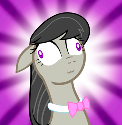 Size: 1000x1026 | Tagged: safe, octavia melody, earth pony, pony, :3, derp, female, gray coat, mare